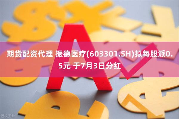 期货配资代理 振德医疗(603301.SH)拟每股派0.5元 于7月3日分红